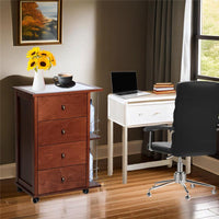 CASSETTIERA POKER + PORTABOTTIGLIE NOCE IN FAGGIO0 BASE INFERIORE MULTISTRATO DI BETULLA 4 CASSETTI PIANO MATTONELLE IN CERAMICA