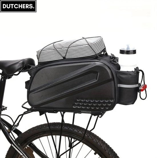 Borsa di Bikepacking in Plastica - 14 Litri - Nero