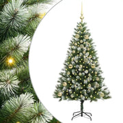 Albero di Natale | Decorazioni natalizie artificiale a cerniera con neve fioccata