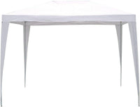 Gazebo da Giadino Bianco in Polietilene e Metallo 2 x 3 e 3 x 3 Verdelook Formato: 3 x 3 m
