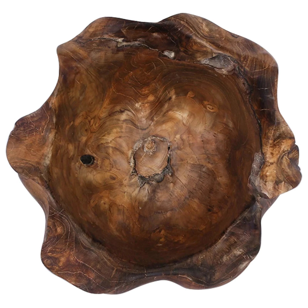 Portafrutta JEPARA Marrone Teak Ø 35 cm 42010345