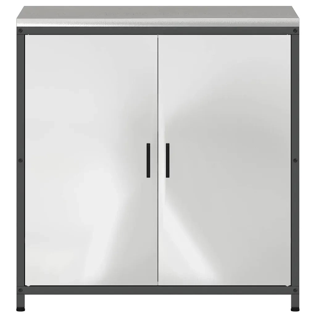 Stoccaggio in cucina con porta Argento 60 x 50 x 92 cm Acciaio