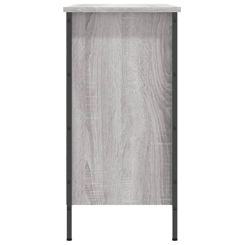 Scarpiera mobile contenitore per scarpe mobile per ingresso/corridoio/soggiorno design Sonoma 100 x 35 x 70 cm legno ingegnerizzato grigio 02_0022043