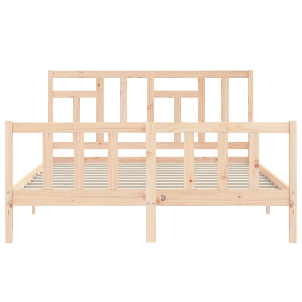 Giroletto senza Materasso 160x200 cm in Legno Massello di Pino 3193151