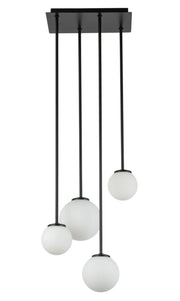 Lampada a sospensione Tulia 4 sfere bianche G9 Sigma