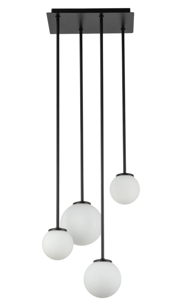 Lampada a sospensione Tulia 4 sfere bianche G9 Sigma