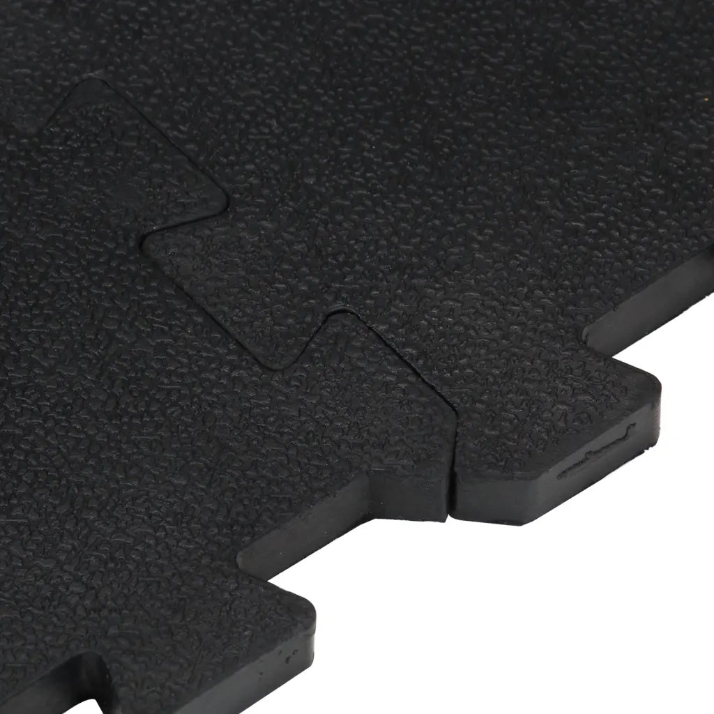 Piastrella per Pavimenti in Gomma Nera 12 mm 100x100 cm 155673