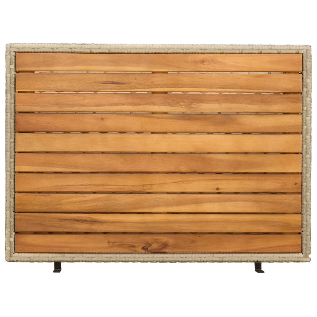 Armadietto Beige 70 x 50 x 87 cm Poliestere e Rattan Roly CFW3304300