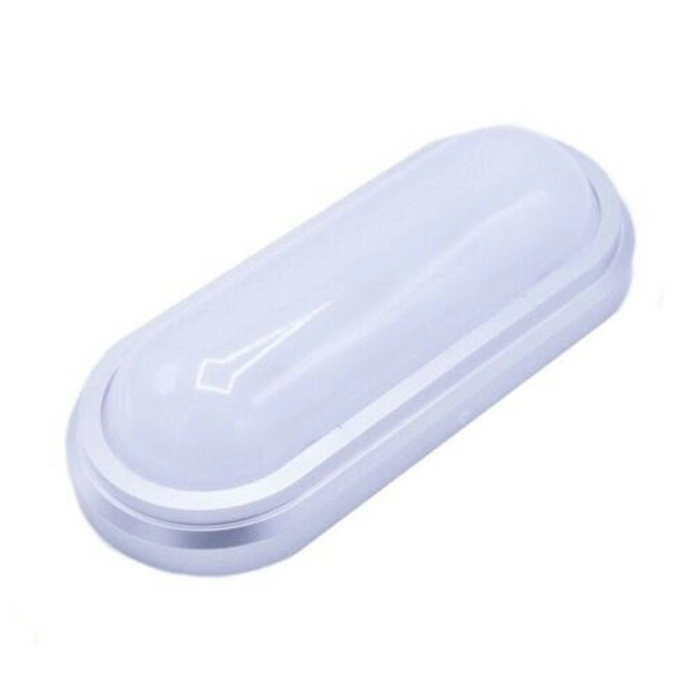 Trade Shop - Applique Lampada Led 8 Watt Antinebbia Plafoniera Opaca Luce Calda A Parete -