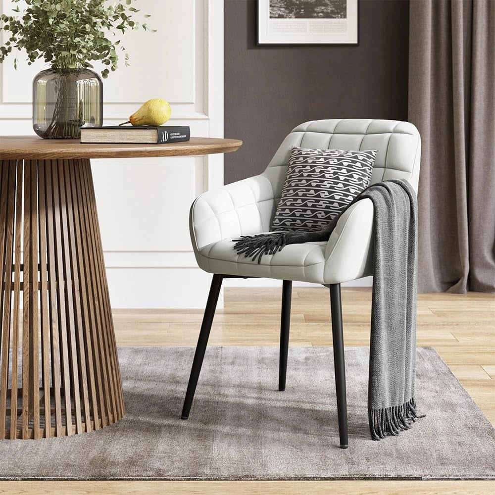 sedie Relio, Beige, 53.5 x 55.5 cm, con piedini antiscivolo e superficie facile da pulire