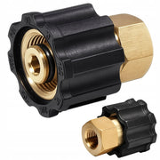Adattatore Riduzione Filettatura M22x1,5 a 3/8" F – Ottone con O-ring | Compatibile con Idropulitrici Kärcher HD/HDS