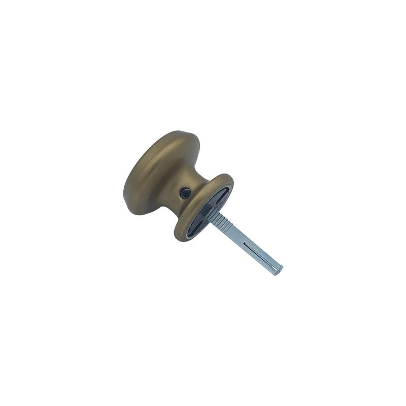 Maniglia su rosetta tonda SAGUATTI  221/60GQ in alluminio bronzo satinato