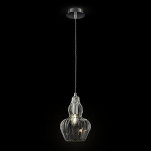 Lampada pendente Pendant in Metallo Eustoma Nickel