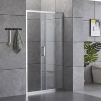 Porta Parete Doccia 170 cm 1 Anta Scorrevole in Cristallo Trasparente 6mm H195 Bonussi Giuly