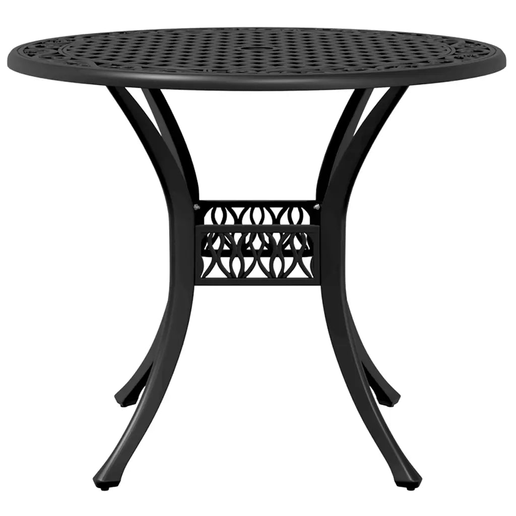 Set da Bistrot 3 pz Nero in Alluminio Pressofuso 3216331
