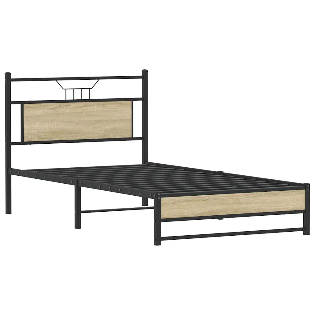 Giroletto senza Materasso Rovere Sonoma 107x203cm in Truciolato 4106958