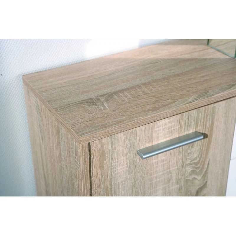 Buffet Inter Link laminato finitura rovere e bianco laccato