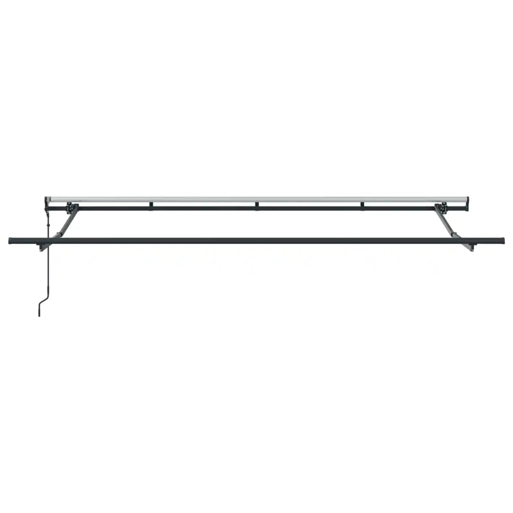 Tenda Retrattile Antracite 400 x 200 cm Tessuto 3329798
