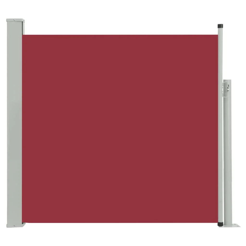Tenda da sole laterale retrattile/schermo privacy per patio giardino terrazza balcone 170 x 300 cm rosso 02_0007320