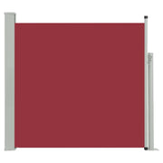 Tenda da sole laterale retrattile/schermo privacy per patio giardino terrazza balcone 170 x 300 cm rosso 02_0007320