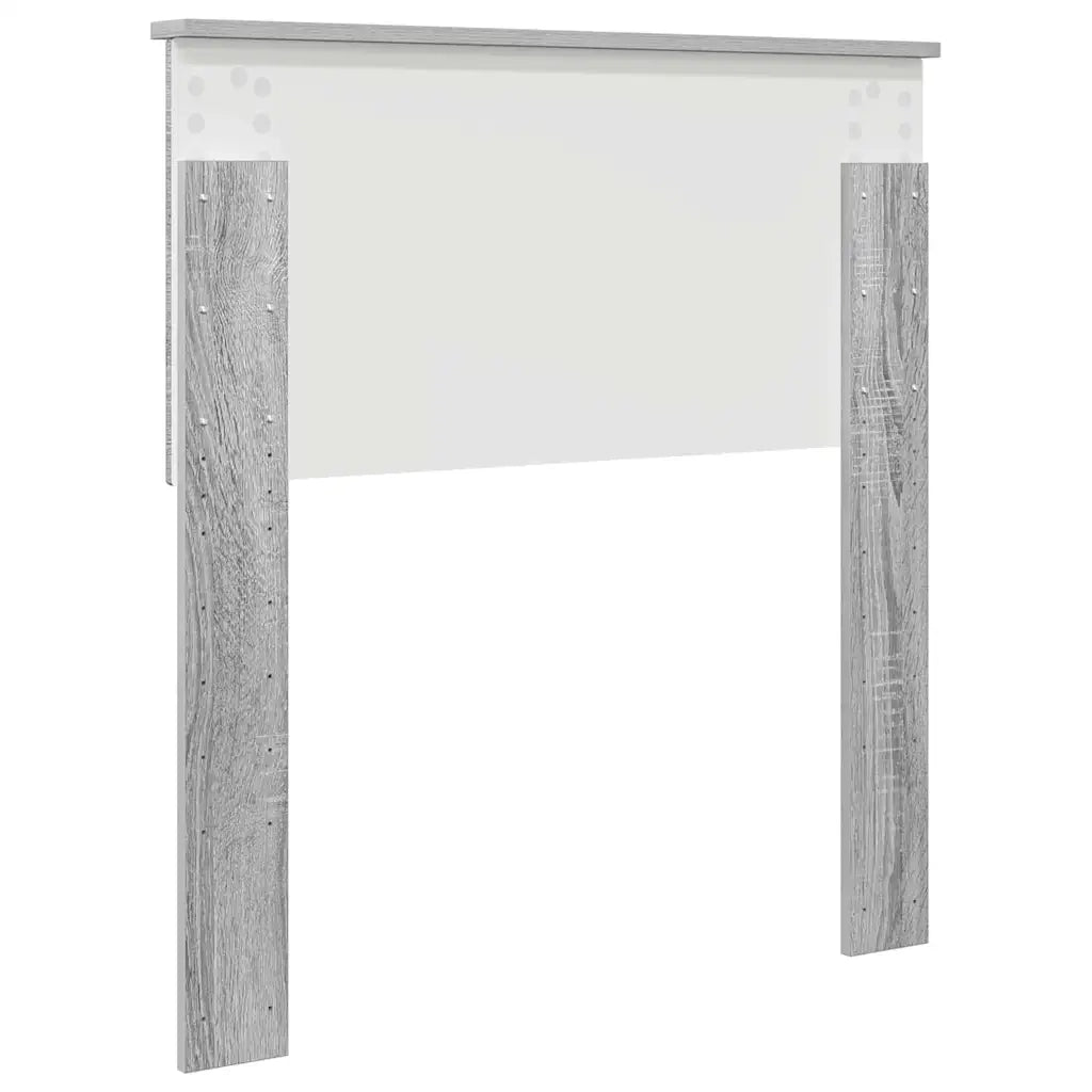 Testiera-Testata-Testiera Decorativa Grigio Sonoma 80 cm Legno multistrato 881857