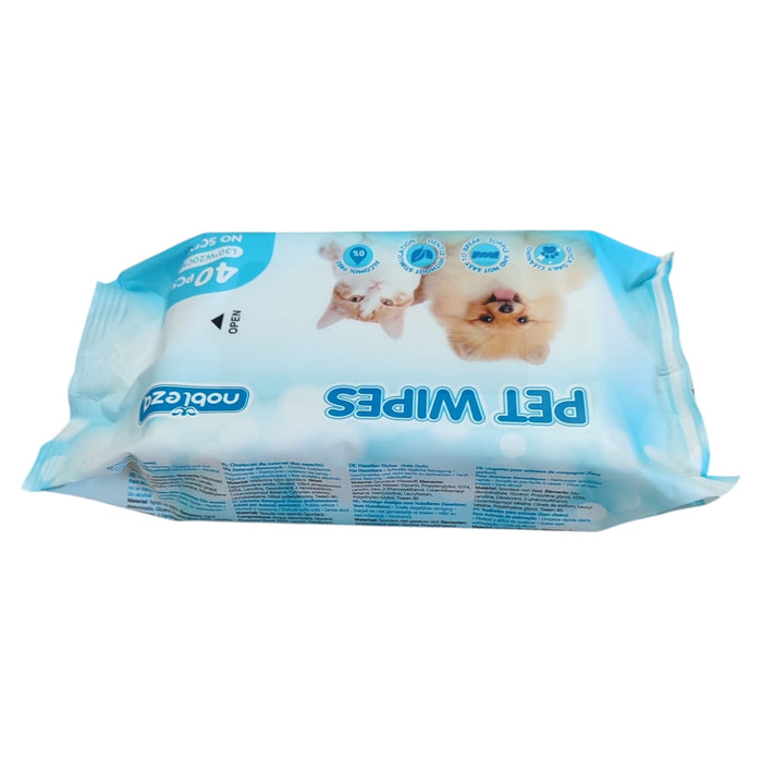 SALVIETTE IMBEVUTE DETERGENTI SENZA PROFUMAZIONE PER ANIMALI DOMESTICI