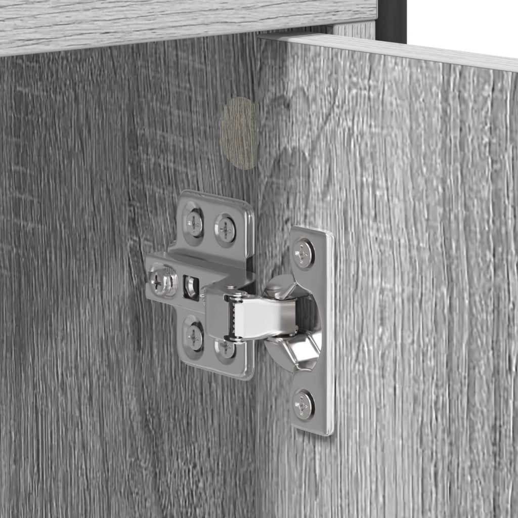 Mobile da Bagno Sonoma grigio 46 x 36 x 181 cm 8014031