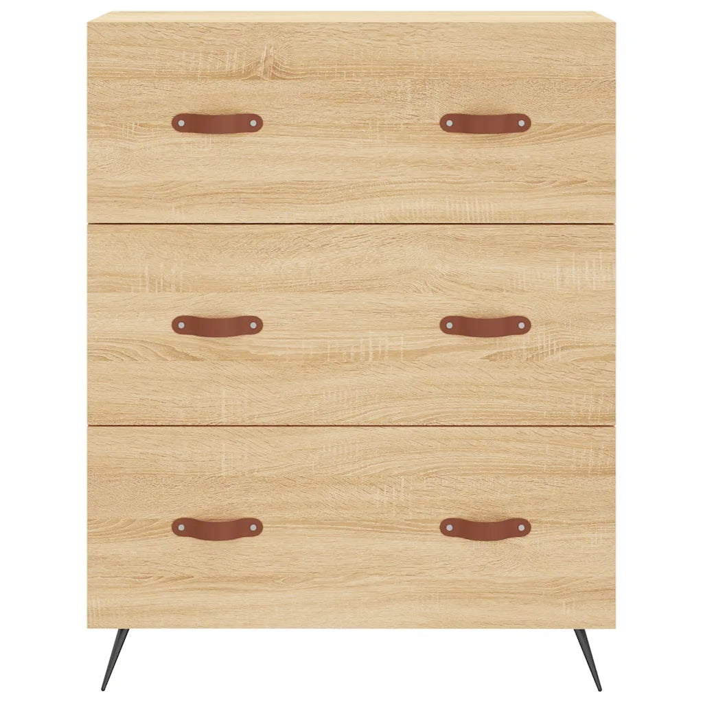 Credenza Rovere Sonoma 69,5x34x180 cm in Legno Multistrato 3195822