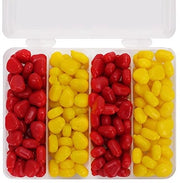 Nep Maïs 200 Stuks - Aas Zachter - Simulazione Aas - Aas Galleggiante - PVC Ecocompatibile - Aspetto Realistico - Aas da Pesca