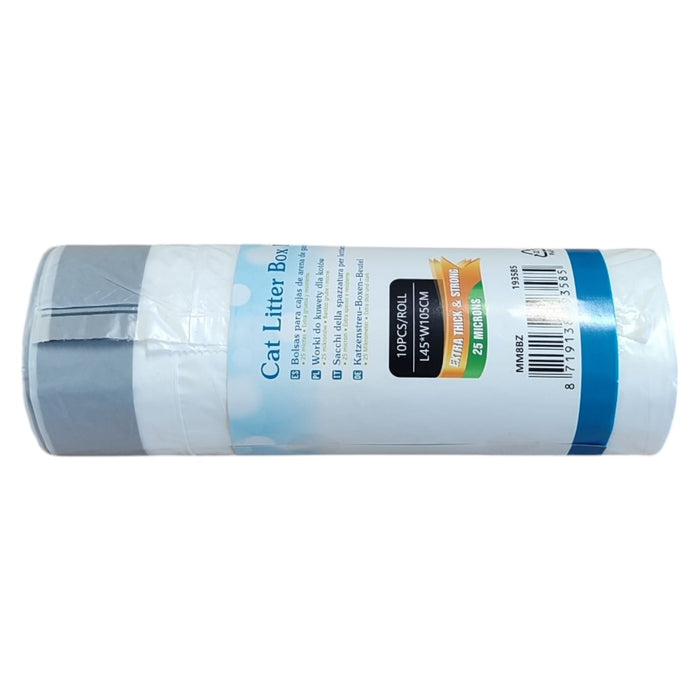 10 SACCHI DELLA SPAZZATURA PER LETTIERA L45XH105