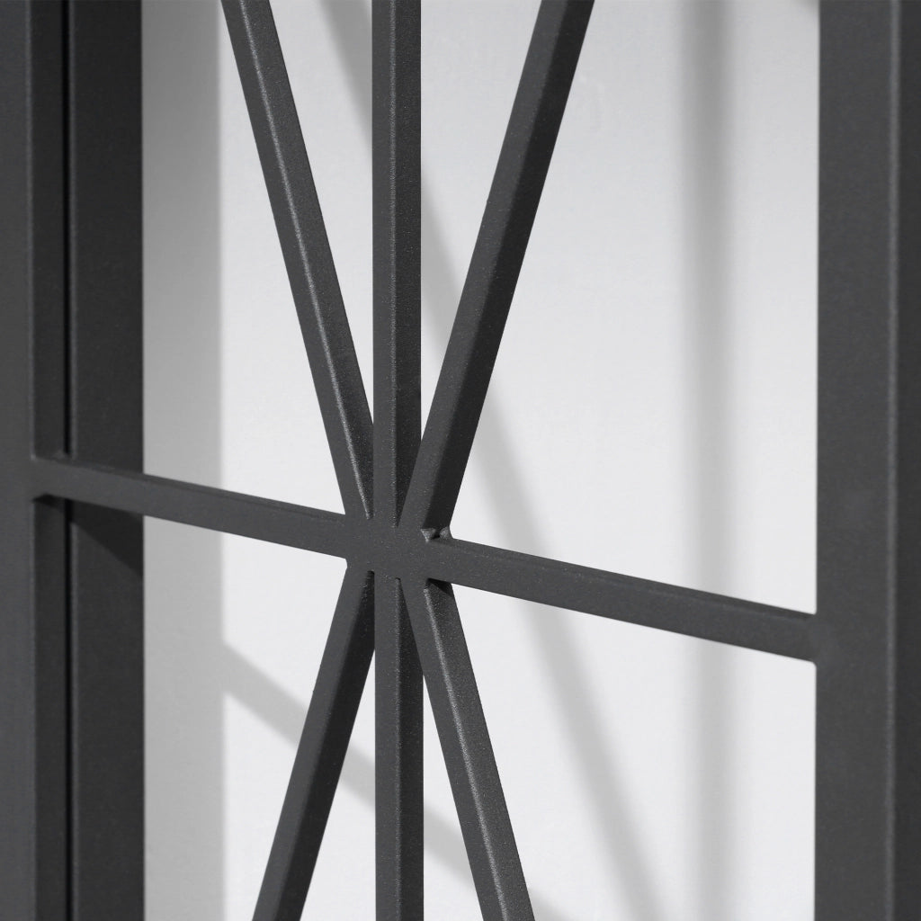 Consolle Pieghevole Stile Industriale ¨C zephmum ¨C Legno e Metallo 100x38x80cm Marrone