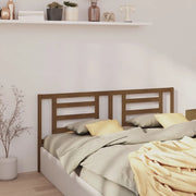 Testiera per Letto ambra 156x4x100 cm in Legno Massello di Pino
