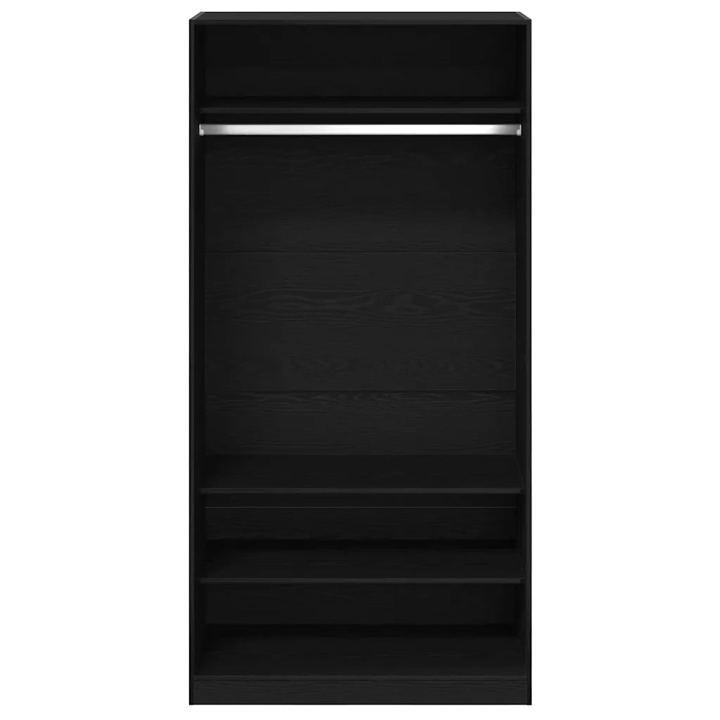 Guardaroba Rovere Nero 100 x 50 x 200 cm Legno ingegnerizzato 3329297