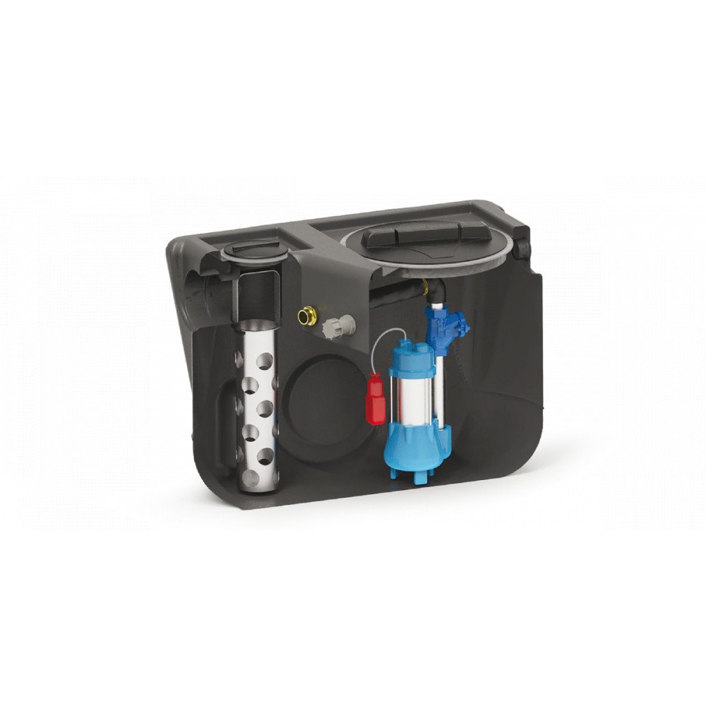 Stazione di sollevamento babysol 100 lt completa