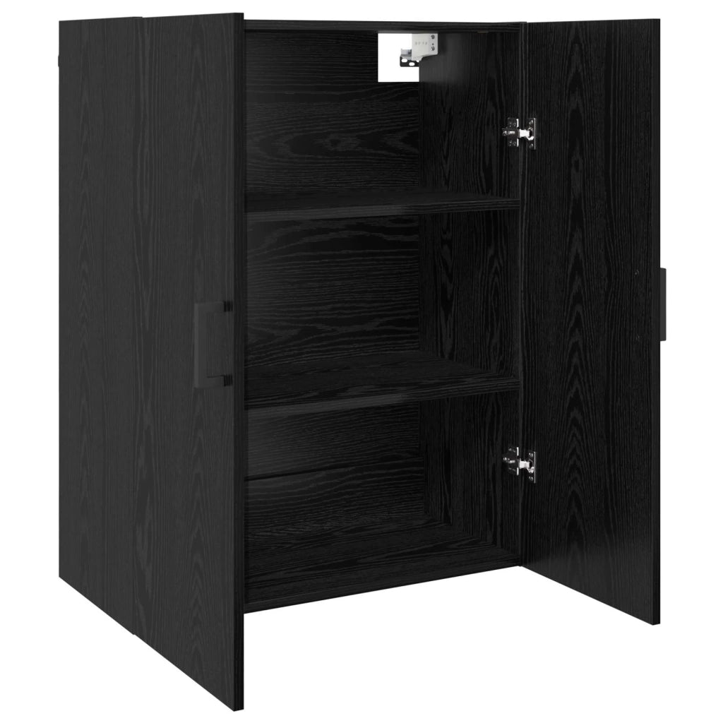 Armadietto a muro Rovere Nero 69,5 x 34 x 90 cm 879518