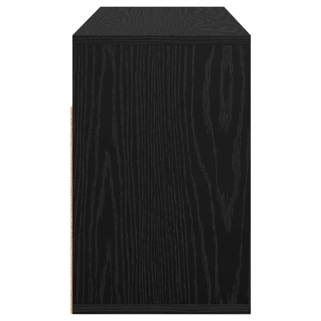 Lowboard con cassetto Rovere Nero 87 x 27,5 x 43 cm CFW5152364