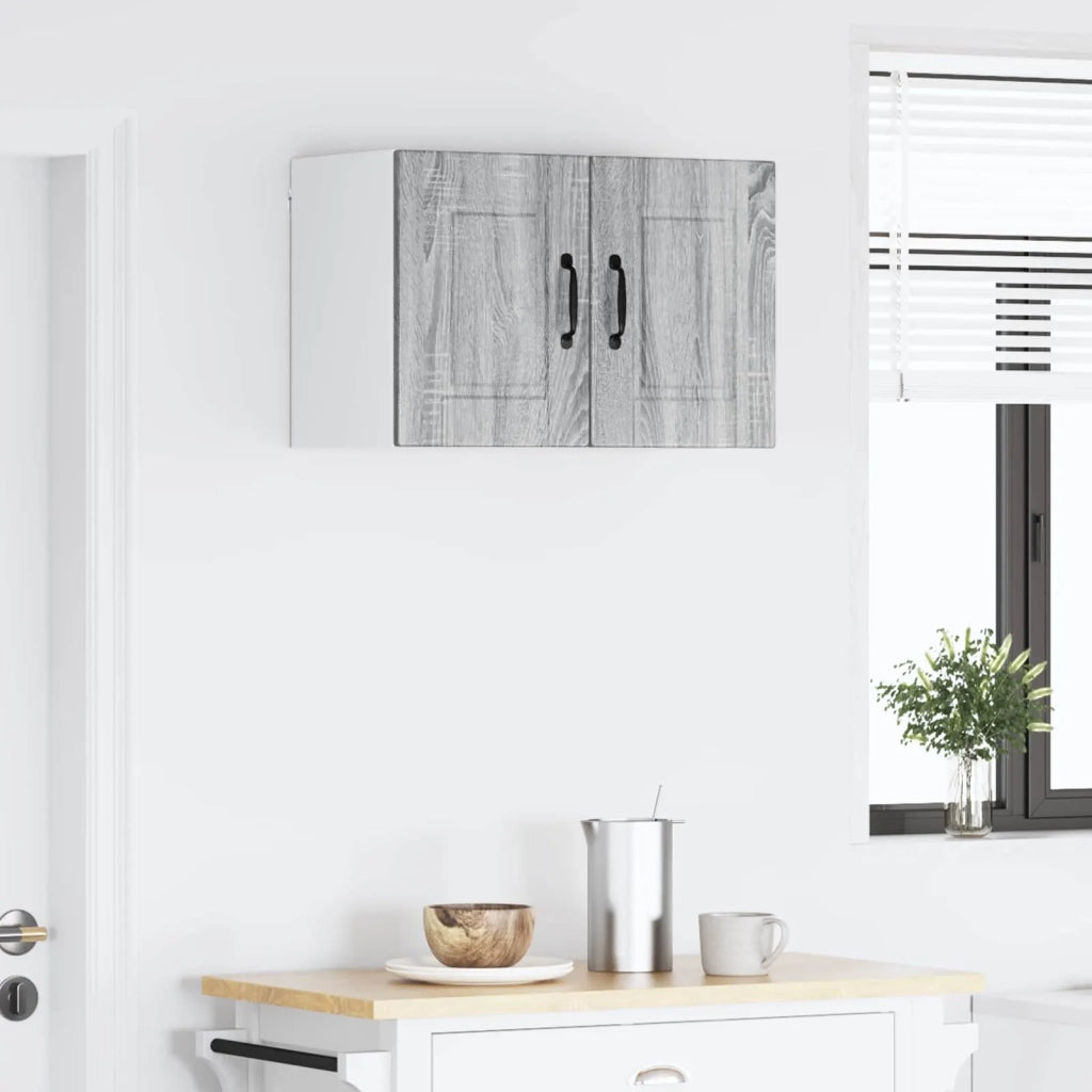 Armadietto a muro PORTO 2 pcs Grigio Sonoma 30 x 31 x 40 cm 885218