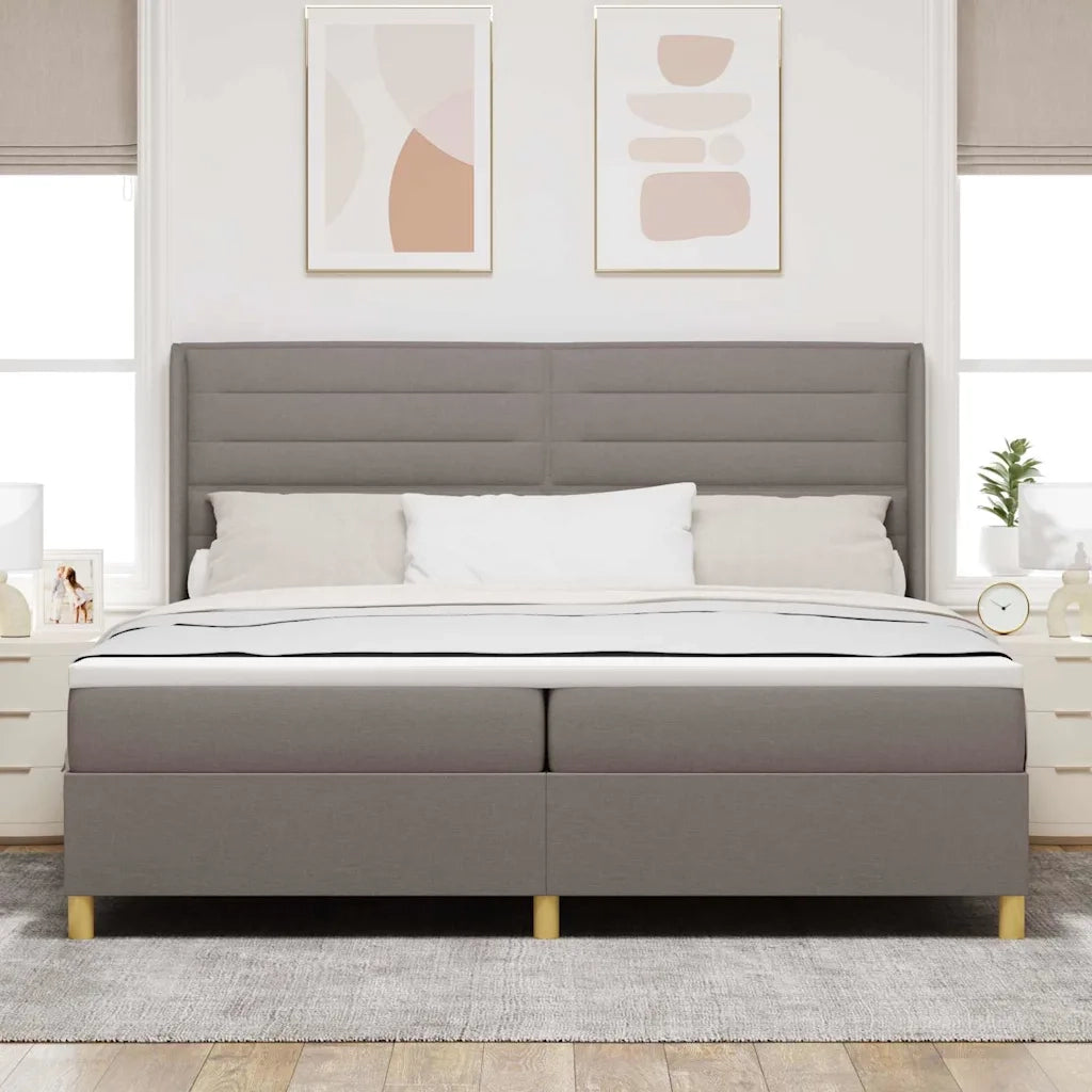 Letto a molle con materasso Talpa 200 x 200 cm Tessuto 3341795