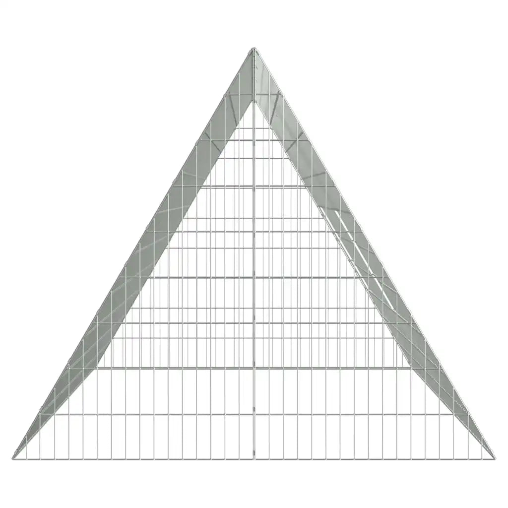 Gabbia per Conigli Argento 215 x 100 x 85 cm Acciaio zincato 42019229