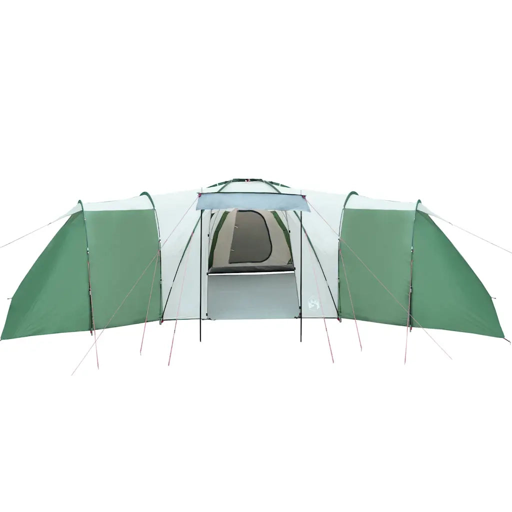 Tenda da Campeggio a Cupola per 12 Persone Verde Impermeabile 94346
