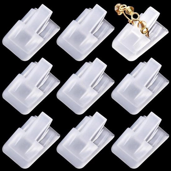Display Stand per Anelli in Plastica Transparente per Organizzare Gioielli e Fede Nuziale