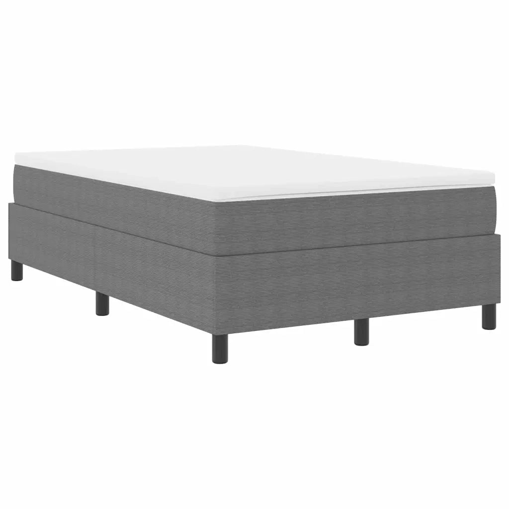 Letto a molle Grigio chiaro e bianco 120 x 200 cm 3337457