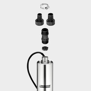 KARCHER Elettropompa sommersa a pressione BP 4 Deep Well - Potenza assorbita, max.: 700 W - Portata, max.: < 4600 l/h - Altezza di erogazione: 43 m