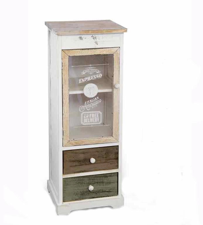 MOBILE LEGNO ANTICATO 33X29X104 CM