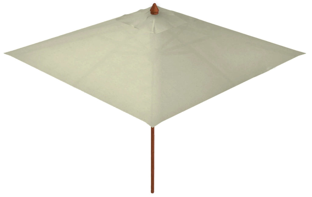 Ombrellone da Giardino 3x3 m Palo Ø60 mm in Legno Telo in Acrilico Danieli Bangkok Ecrù