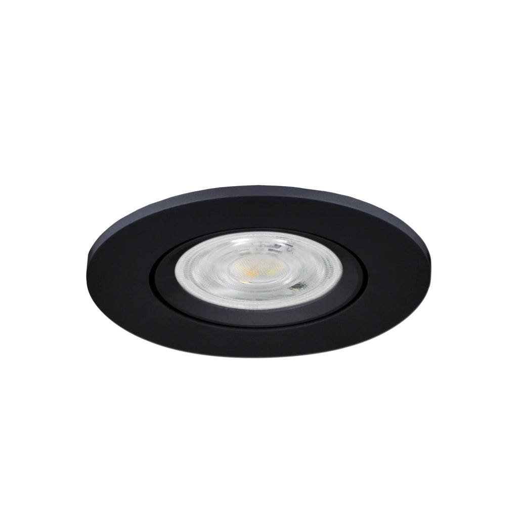 Faretto Incasso Moderno Barranco Plastiche Nere Led 4,5W 450Lm Ip20