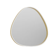Ecaris A/G Lampada da Parete Specchio con Led 30W+5W CCT 3000K-4000K Dimmerabile, Struttura Alluminio Oro Spazzolato - Gealuce