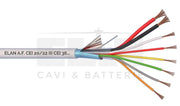 MATASSA CAVO ELAN ALLARME SCHERMATO 2X0,75+4X0,22 GUAINA IN PVC 027041 100MT