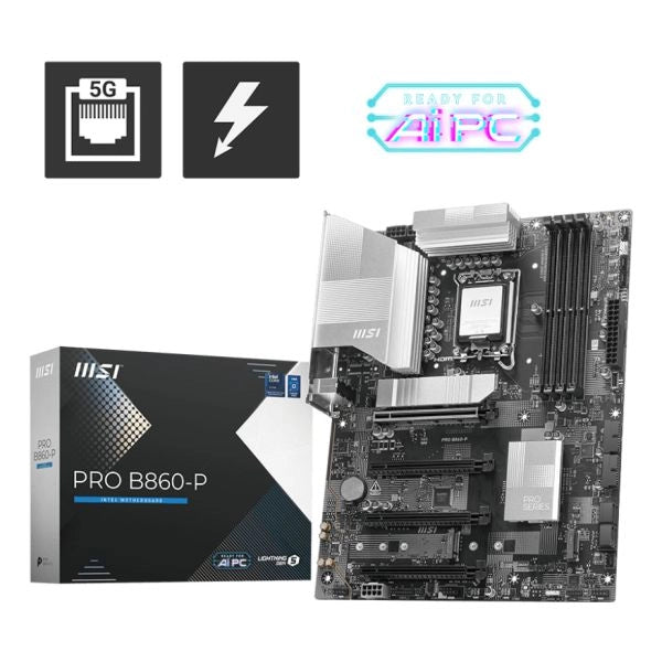 Msi pro b860-p scheda madre intel b860 lga 1851 (socket v1) atx - 911-7E41-13S