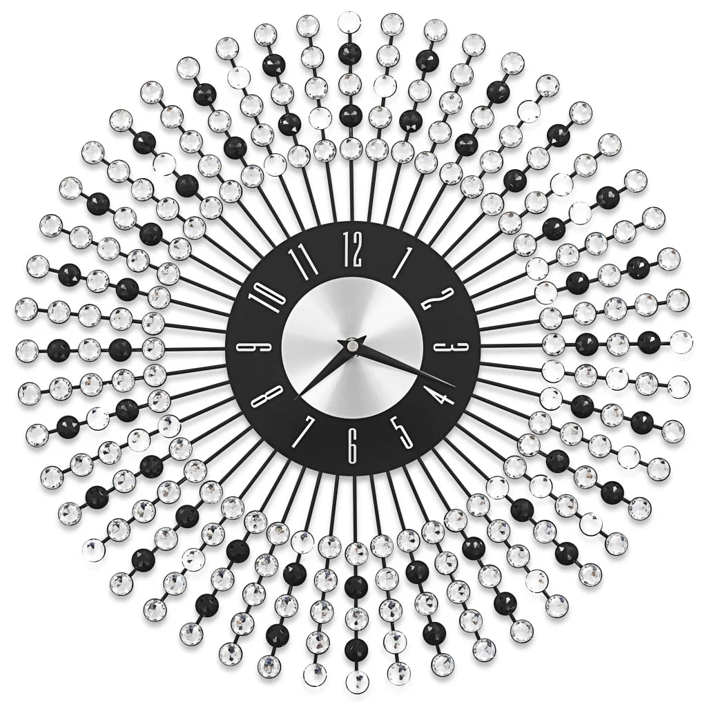 Orologio da Parete in Metallo 43 cm Nero CFW5878017